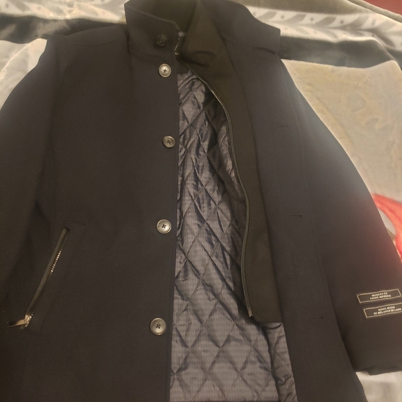 Mens London Fog Wool Coat - Picture 2 of 4